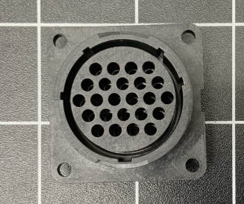 Square-Flange-Socket fits for Siemens Mini BHG (old Version with Plastic-Connector, Female)