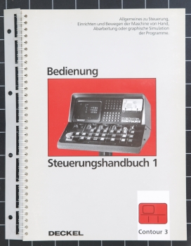 Deckel Contour-3 Steuerungshandbuch 1 Bedienung