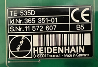 Heidenhain iTNC530 TE 535D Tastatur (Keyboard)  Id.Nr. 365 351-01