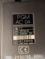 Heidenhain ND710 (2-Achsen Positionsanzeige für Fräsmaschinen) [PGM: AC04]