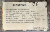 Siemens Servomotor 1HU5044-0AF01-Z G45