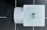 Stecker für Magnetventil Bauform A (3 Pol + PE) Mit LED Melder