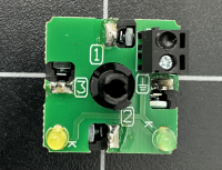 Stecker für Magnetventil Bauform A (3 Pol + PE) Mit LED Melder