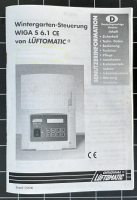 Lüftomatic WIGA S6.1 Steuerung - Bedienungsanleitung