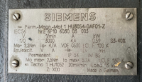 Siemens Servomotor 1HU3054-0AF01-Z passend für Deckel FP1