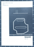 MAHO CNC 432 Programmieranleitung Teil 1 Grundwissen