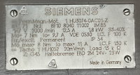 Siemens Servomotor 1HU3074-0AC01-Z G45